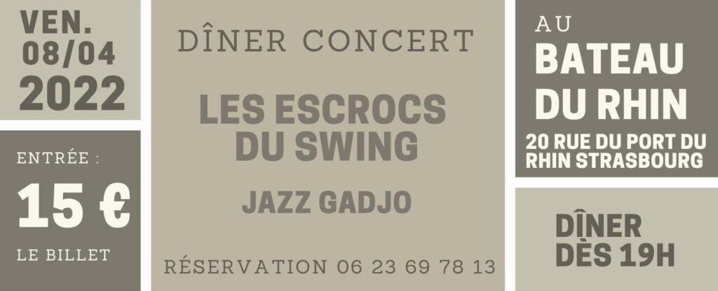 bandeau concert bateau du rhin