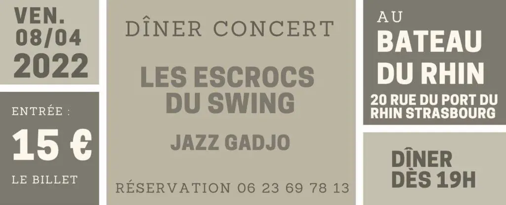 bandeau concert bateau du rhin